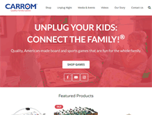 Tablet Screenshot of carrom.com