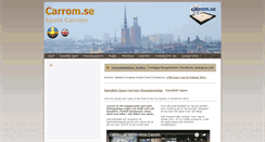 Desktop Screenshot of carrom.se
