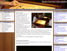 Tablet Screenshot of carrom.ch