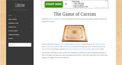Desktop Screenshot of carrom.co.uk