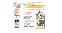 Desktop Screenshot of eurocup2012.carrom.de