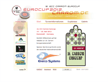 Tablet Screenshot of eurocup2012.carrom.de